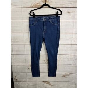 Old Navy High-Rise Super Skinny Jeans Dark Wash Denim Womens 12
